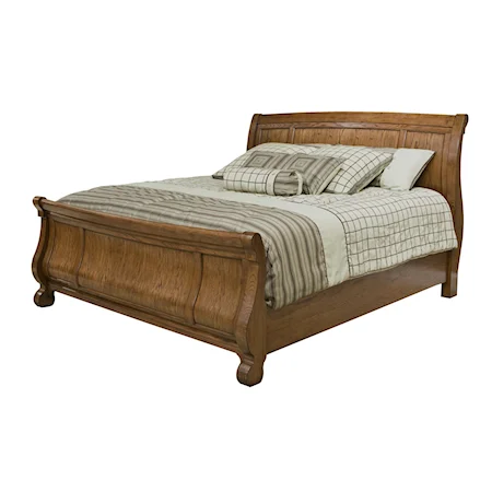 Queen-Size Traditional Sleigh Bed